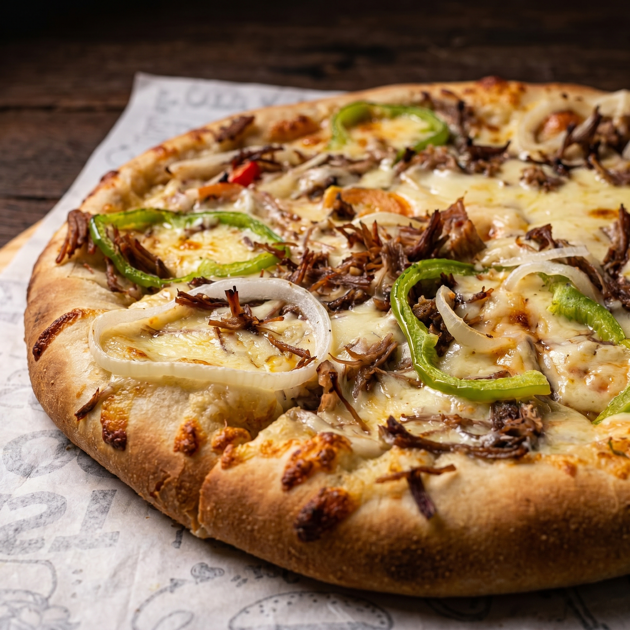 Pizza Carne Seca a Moda do Cheff